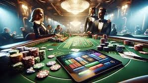 Meja roulette live dengan dealer profesional